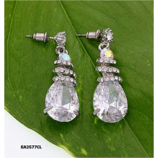 12-pair CZ Earring - Clear - ER-EA2577CL