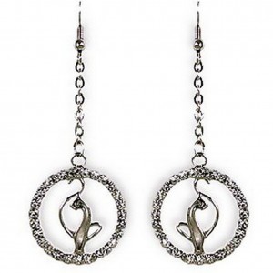 12-pair Designer Cat on the Ring Earrings - ER-JER3718CL