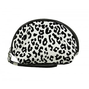 Cosmetic Purse -  12 PCS Leopard Print - BG-402LEWT-BK