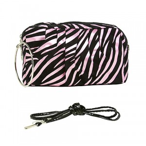 Cosmetic Purse - 12 PCS Zebra Print - BG-404MZEPK