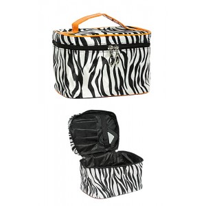 Cosmetic Purse - 12 PCS Zebra Print - BG-412ZE-BKOG