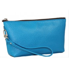 Cosmetic Bags - 12 PCS w/ Wristlet - Blue - BG-HD1445BL