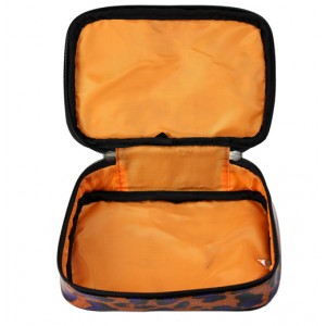 12-pc Set Cosmetic Purse - Orange Leopard -BG-HM00005OR