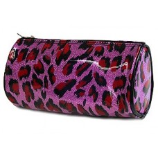 12-pc Set Cosmetic Purse -Purple Leopard - BG-HM00008PU