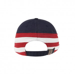 Baseball Caps - 12 PCS Cotton Twill Washed USA Flag Cap - HT-7642C