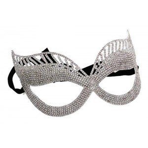 Mask – 12 PCS Crystal Masquerade Mask - MK-71504CR-S