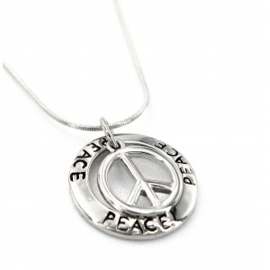 Necklace – 12 PCS Loop w/ Peace Sign Necklaces - NE-11515