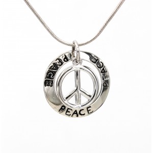 Necklace – 12 PCS Loop w/ Peace Sign Necklaces - NE-11515