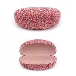 Sunglasses Case - 12 PCS Leopard Print - Pink - GL-A604131313