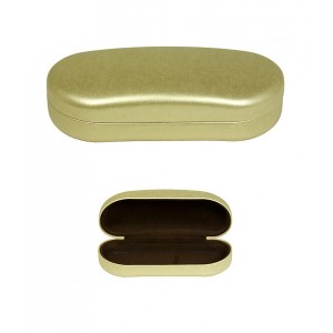 Sunglasses Case - 12 PCS Metallic Gold - GL-AS87GD