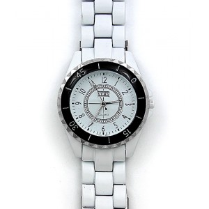 Watch – 12 PCS Lady Watches - Metal Band - White - WT-PG1212WT