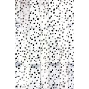 Scarf - 12 PCS Silk Feel Touch - Twinkle Stars - SF-ON1461WH