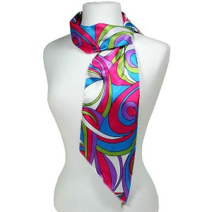 Sash Scarf - 12 PCS Pucci Print - Pink /Multi - SF-CFB21401